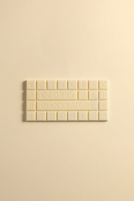 White chocolate tablet