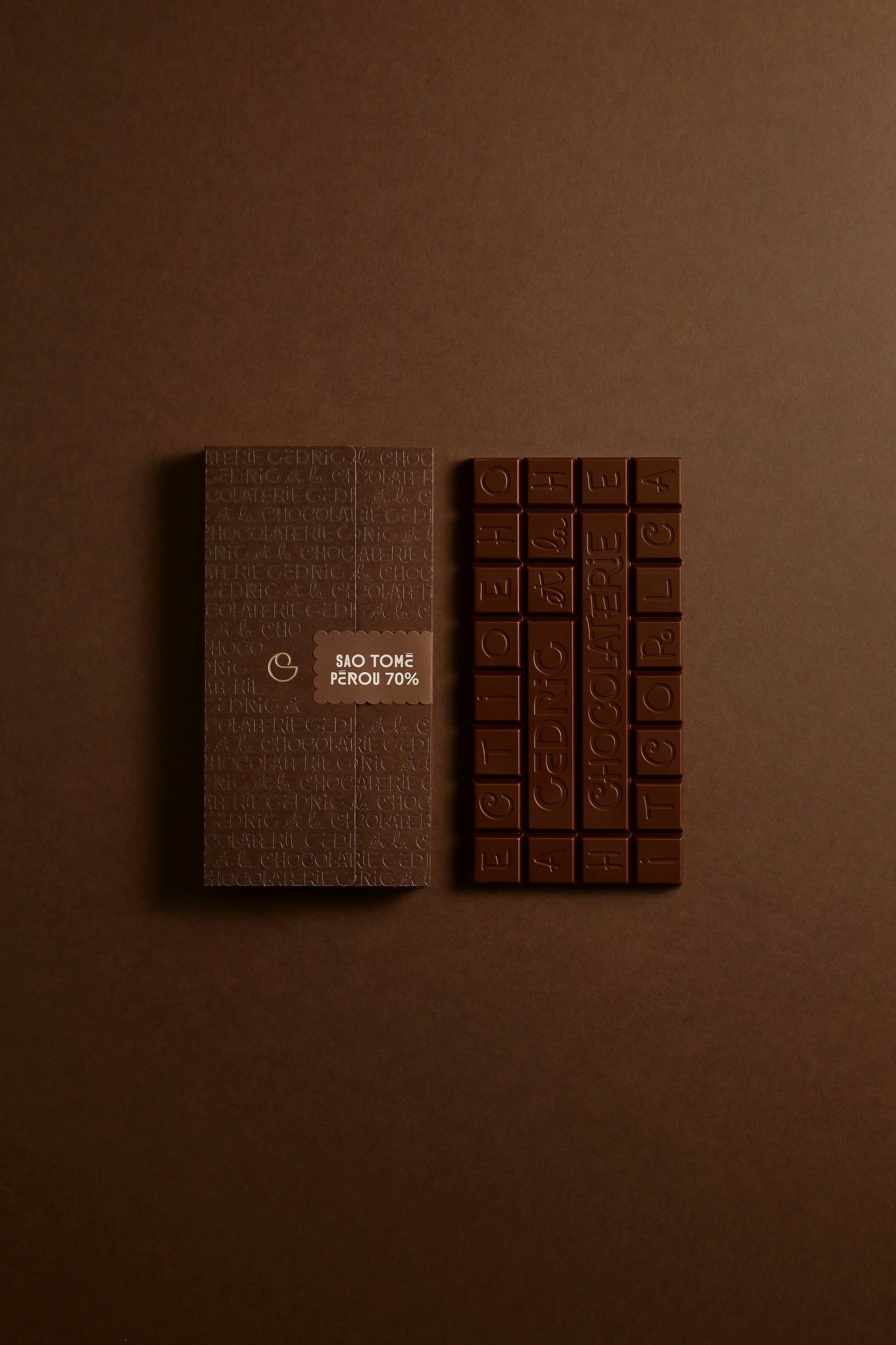 Peru &amp; Sao Tome chocolate tablet