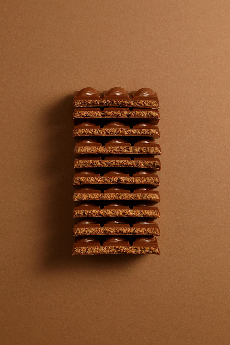 Milk chocolate almond tablet