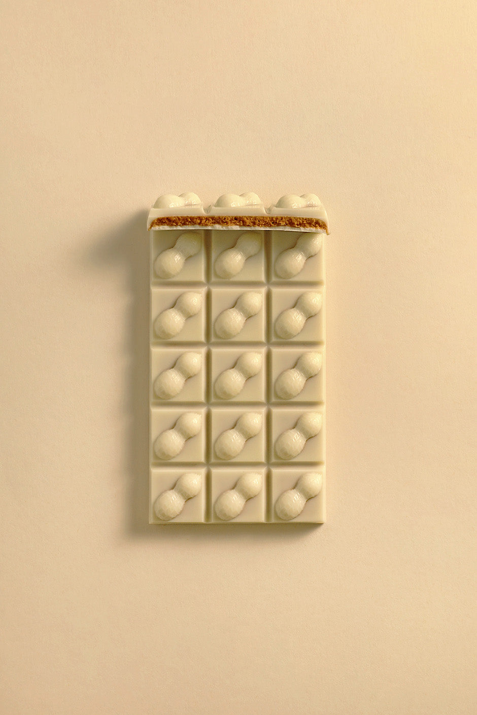 White chocolate peanut bar