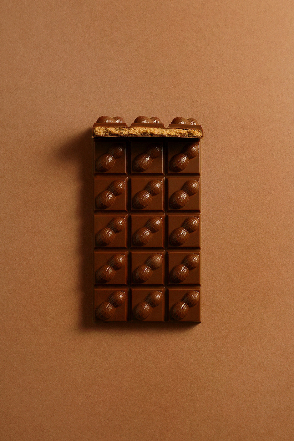 Milk chocolate peanut bar
