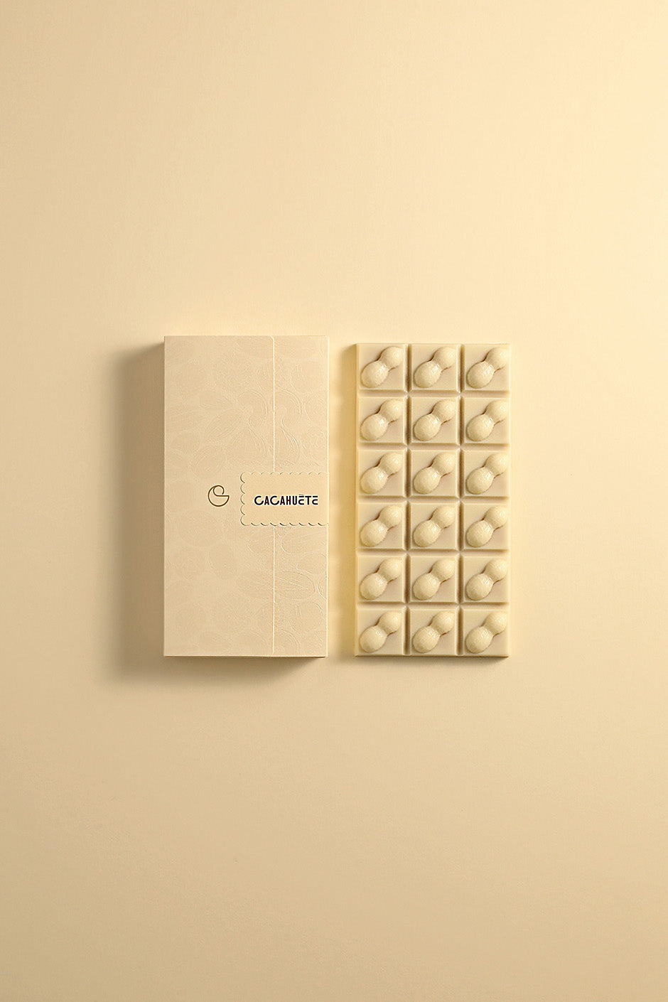 White chocolate peanut bar