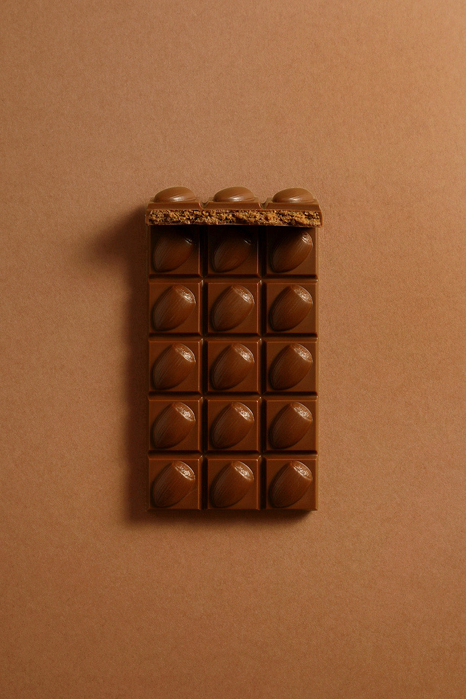 Milk chocolate hazelnut tablet