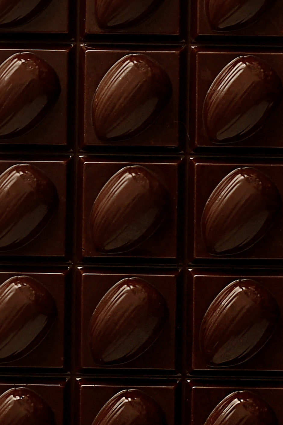 Dark chocolate hazelnut tablet