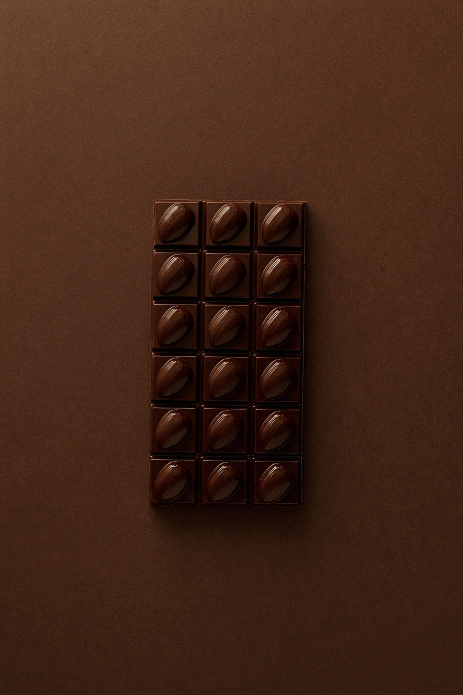 Dark chocolate hazelnut tablet