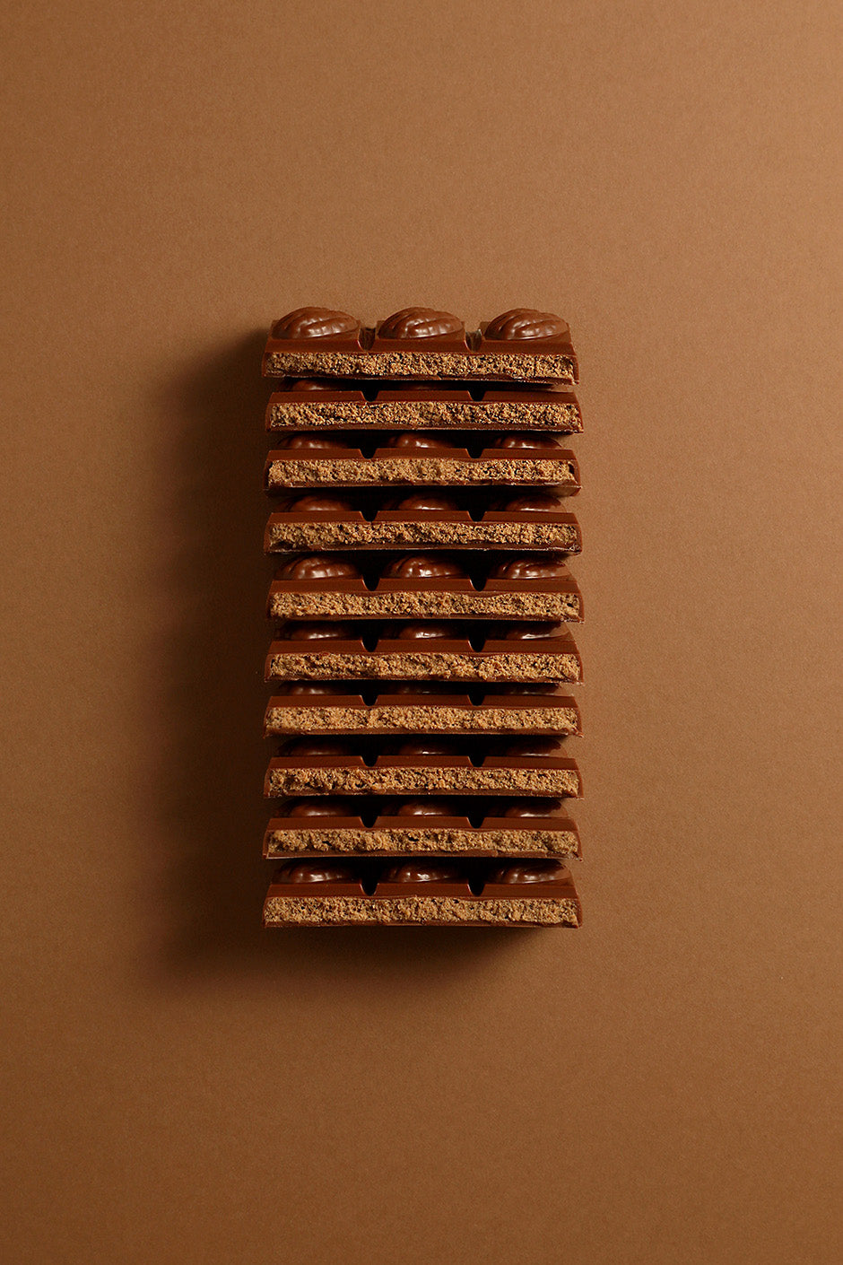 Milk chocolate pecan tablet